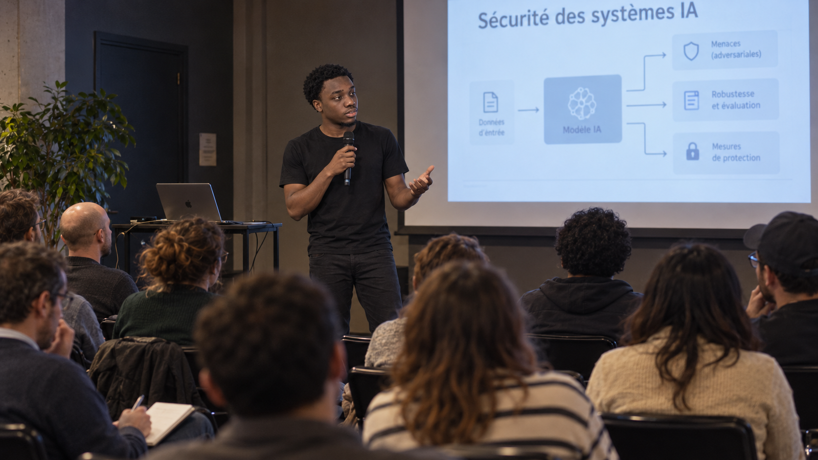 Sécurité des systèmes IA — intervention publique